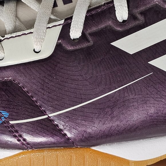 Adidas V22586 Indoor Soccer Shoes F10-F50 Purple White Women's Size - Picture 11 of 14